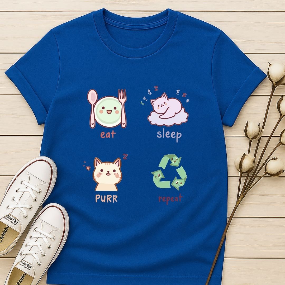 Eat, Sleep, Purr, Repeat T-shirt