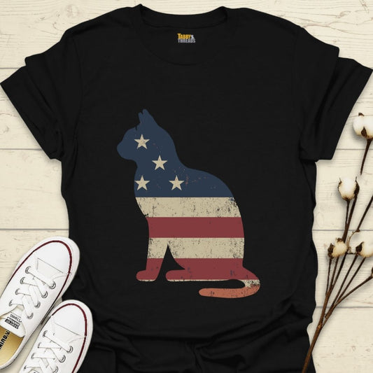Patriotic Cat T-shirt