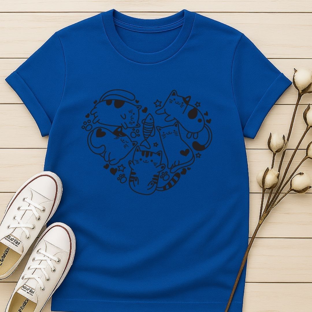 Cat Heart T-shirt