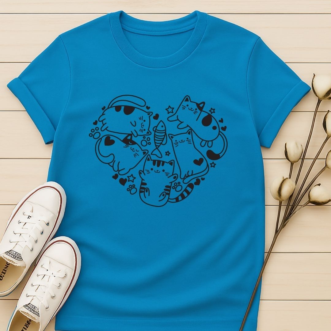 Cat Heart T-shirt