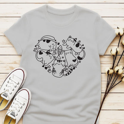 Cat Heart T-shirt