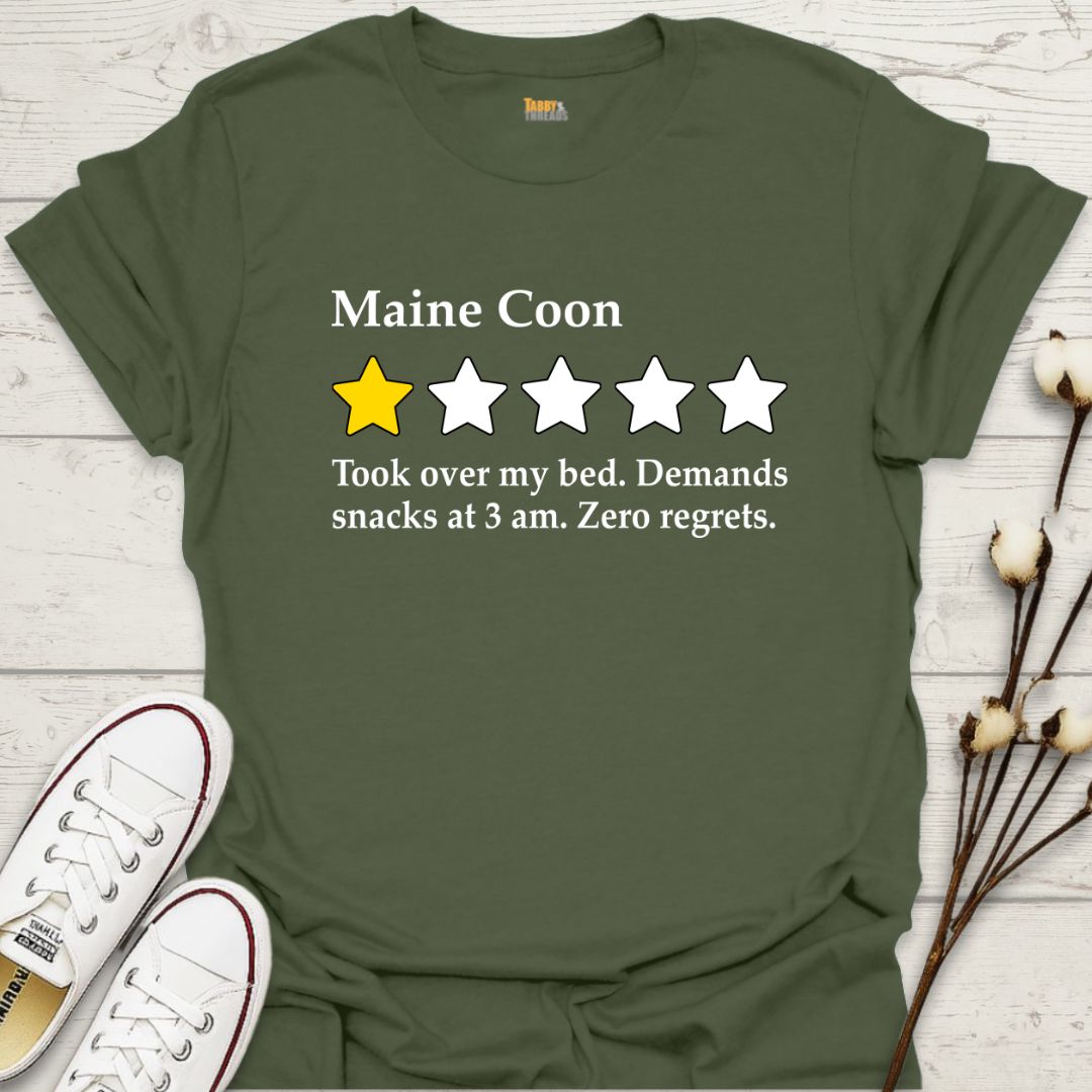 Maine Coon 1-Star Review T-shirt