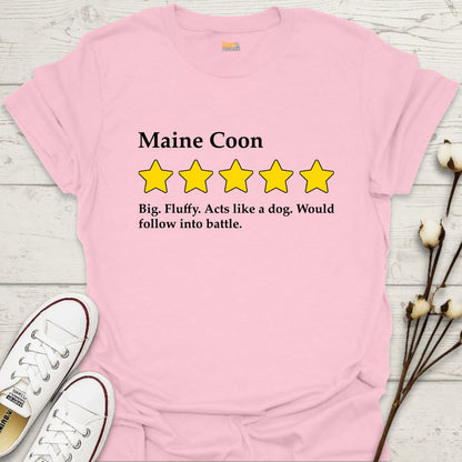 Maine Coon 5-Star Review T-shirt
