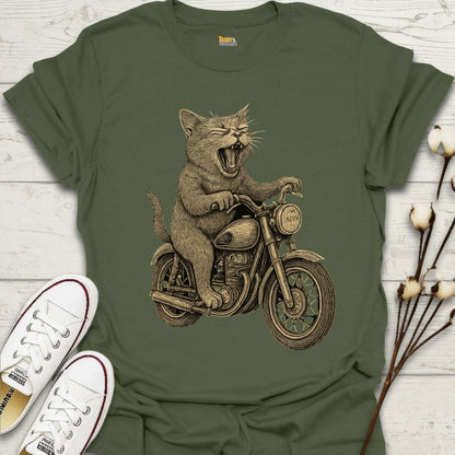 Roaring Cat Rider T-shirt