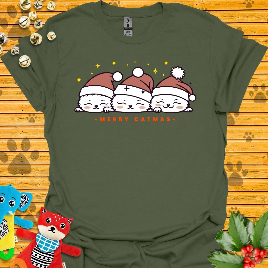 Merry Catmas T-shirt