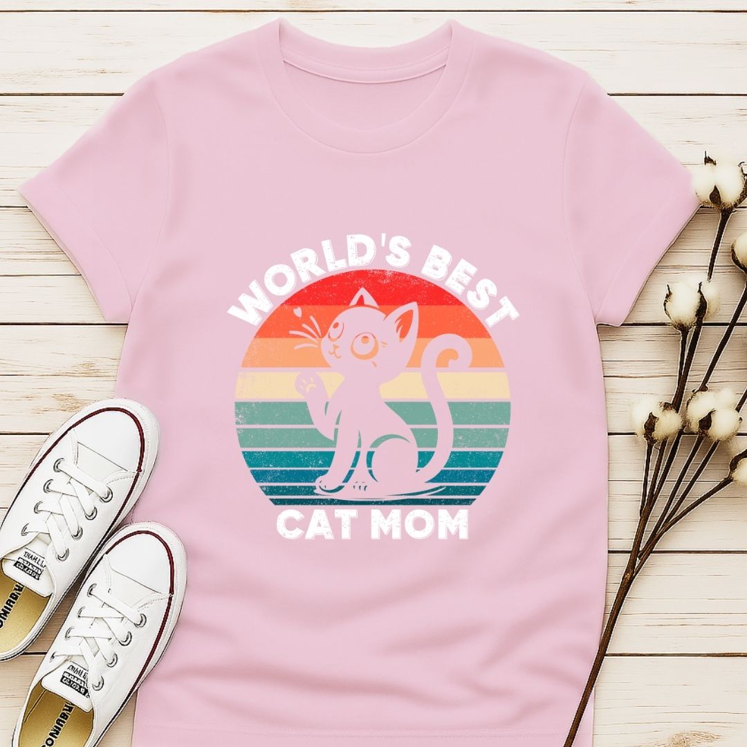 World's Best Cat Mom T-shirt