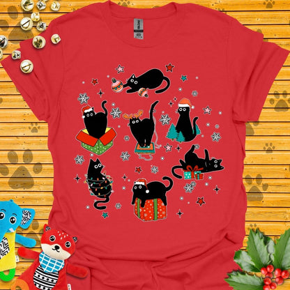 Seven Black Cats T-shirt