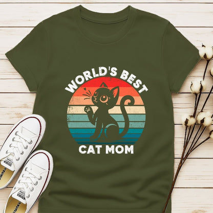 World's Best Cat Mom T-shirt