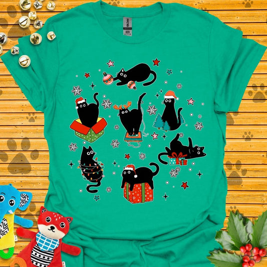 Seven Black Cats T-shirt