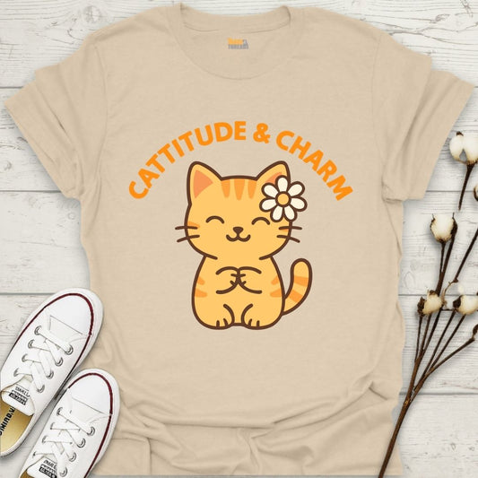 Cattitude & Charm T-shirt