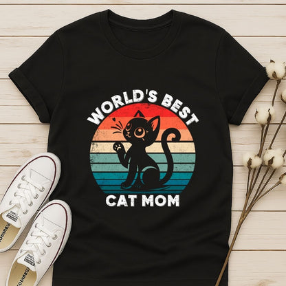 World's Best Cat Mom T-shirt