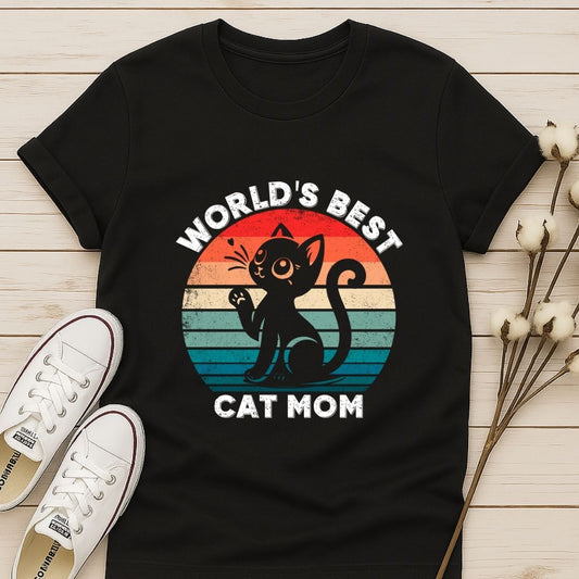 World's Best Cat Mom T-shirt
