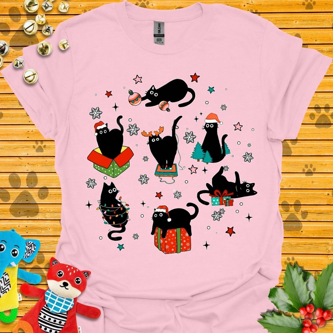 Seven Black Cats T-shirt