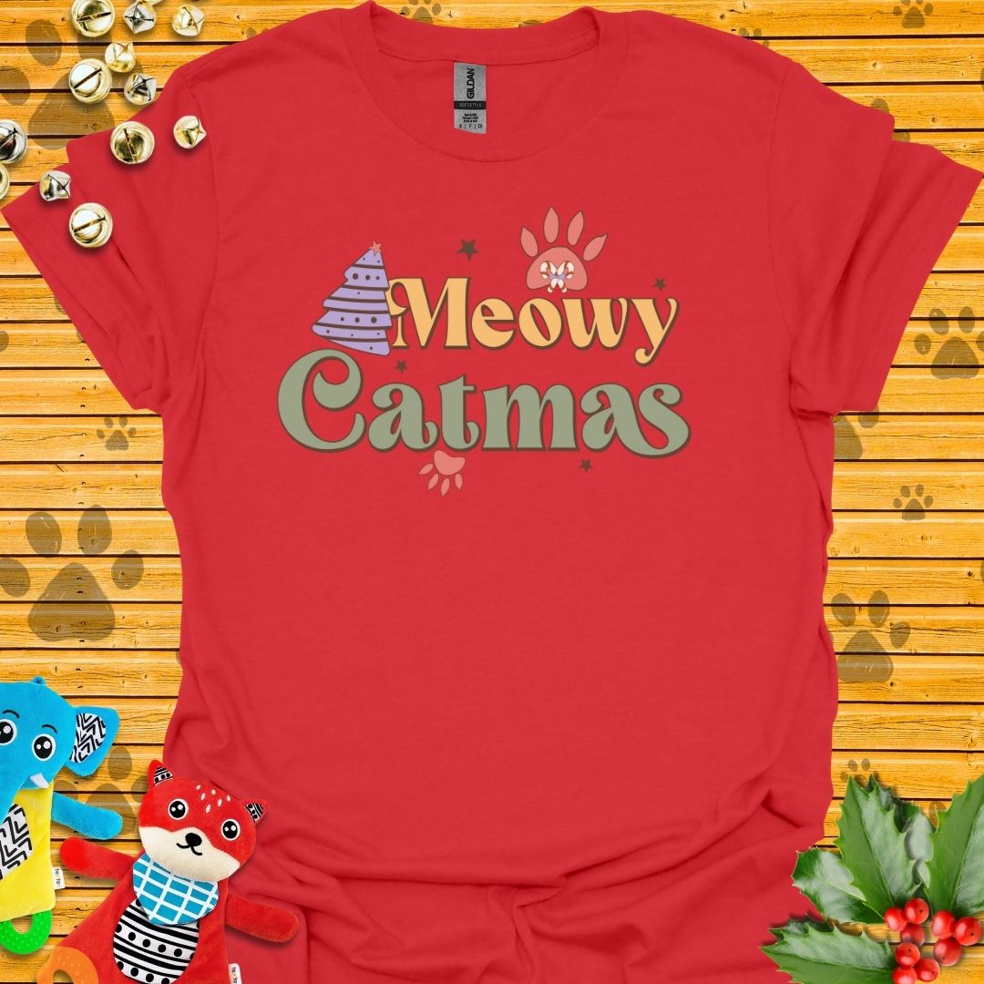 Meowy Catmas T-shirt