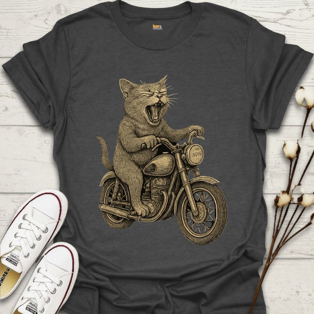 Roaring Cat Rider T-shirt