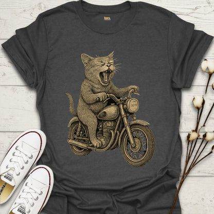 Roaring Cat Rider T-shirt