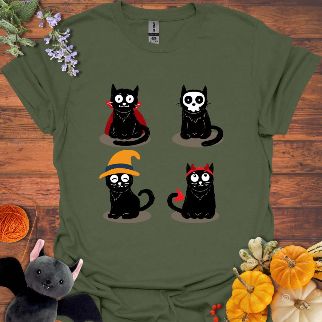 Cats in costumes T-shirt