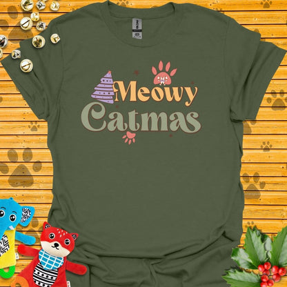 Meowy Catmas T-shirt