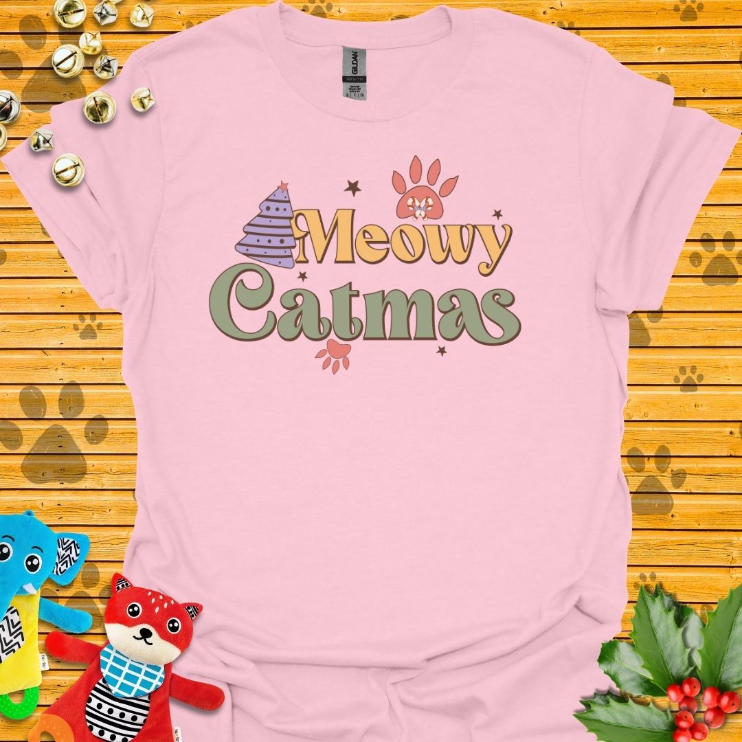 Meowy Catmas T-shirt