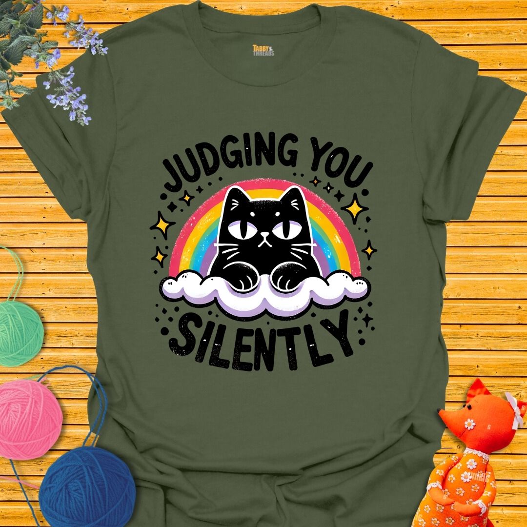 Judging You Silently T-shirt