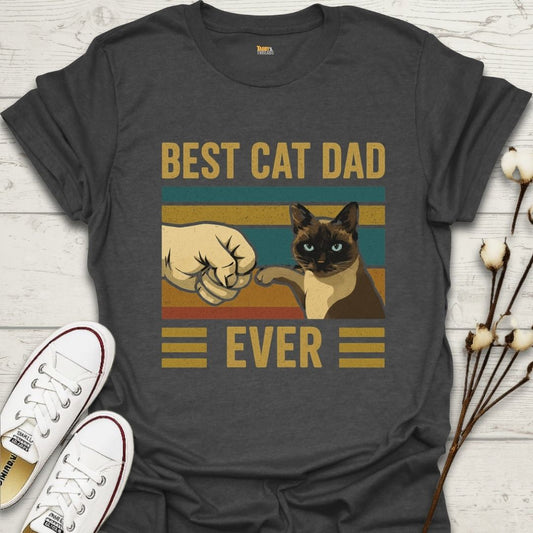 Cat Dad Fist Bump T-shirt