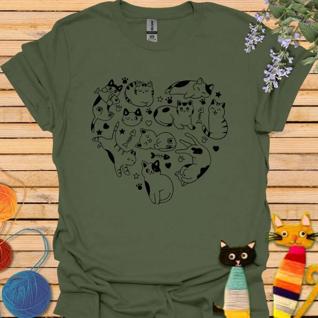 Heart of Cats T-shirt