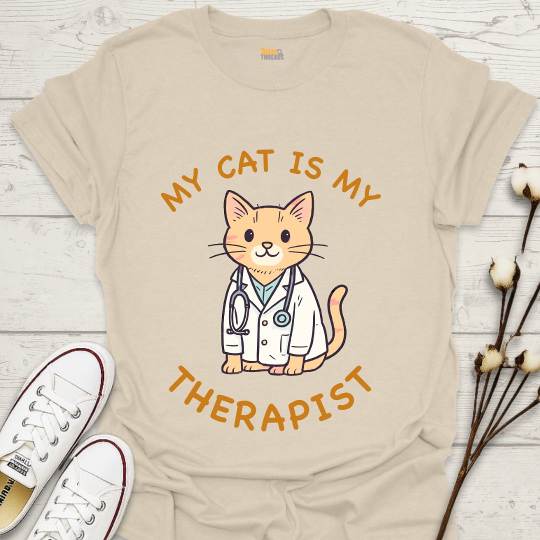 My Cat is My Therapist T-shirt